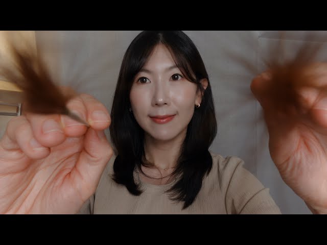 ASMR 눈.코.입 집중! 얼굴 주변 에너지 클렌징 & 트레이싱 👁️👃🏻👄