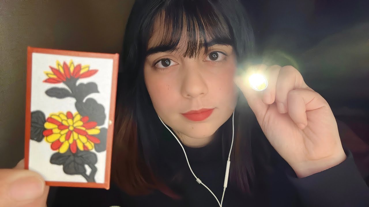 日本語 ASMR | 脳神経検査ロールプレイ🎴🔦