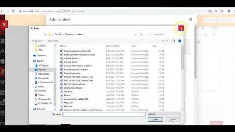How to Attach a Document to a Discussion-Blackboard