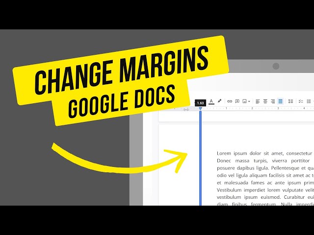 How to Change Margins in Google Docs