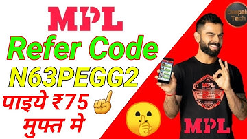 mpl referral code. mpl refer code. mpl invite code.