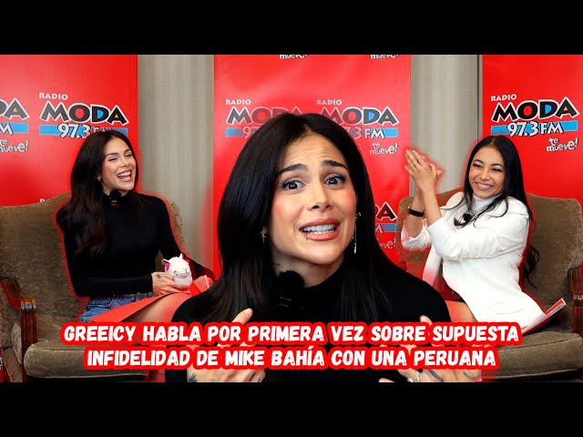 Greeicy habla por primera vez sobre supuesta infidelidad de Mike Bahía con una peruana class=