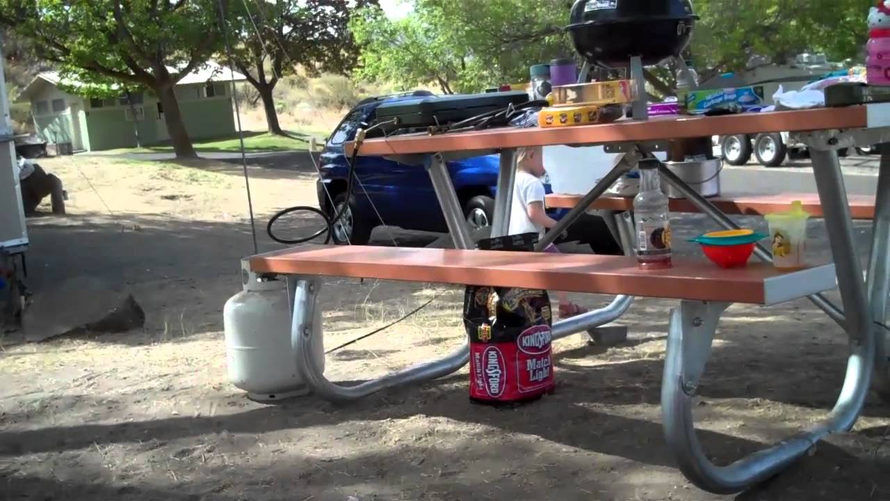 Camping at Spring Canyon Grand Coulee WA. Aug 2011 YouTube