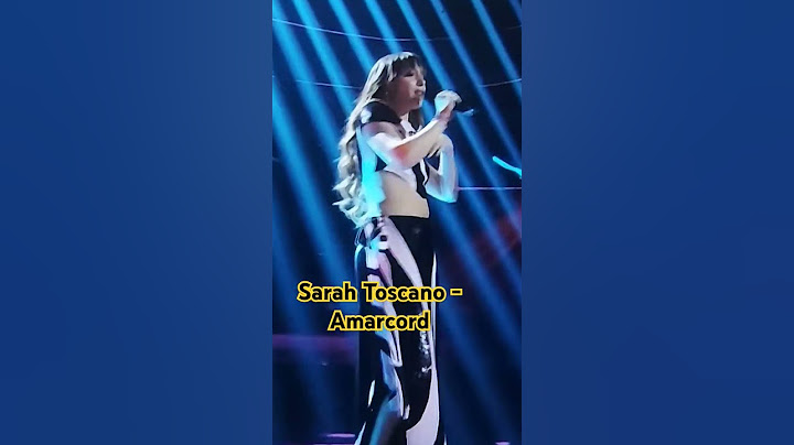 SARAH TOSCANO - AMARCORD (SANREMO 2025) 💥 #sarah