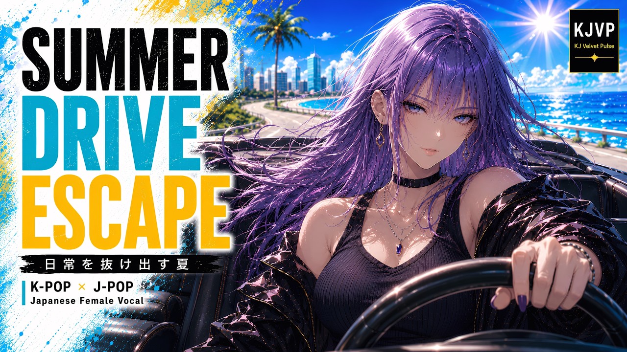 K-POP・アジア slow Playlist | Want to Escape for a Bit? ☀️ Summer Drive by the Sea