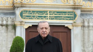 Cumhurbaşkanı Erdoğan, Bayram namazı sonrası açıklamalarda bulunuyor
