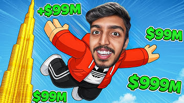 Spending $1000 Robux in Roblox Climb and Jump Tower..🤑