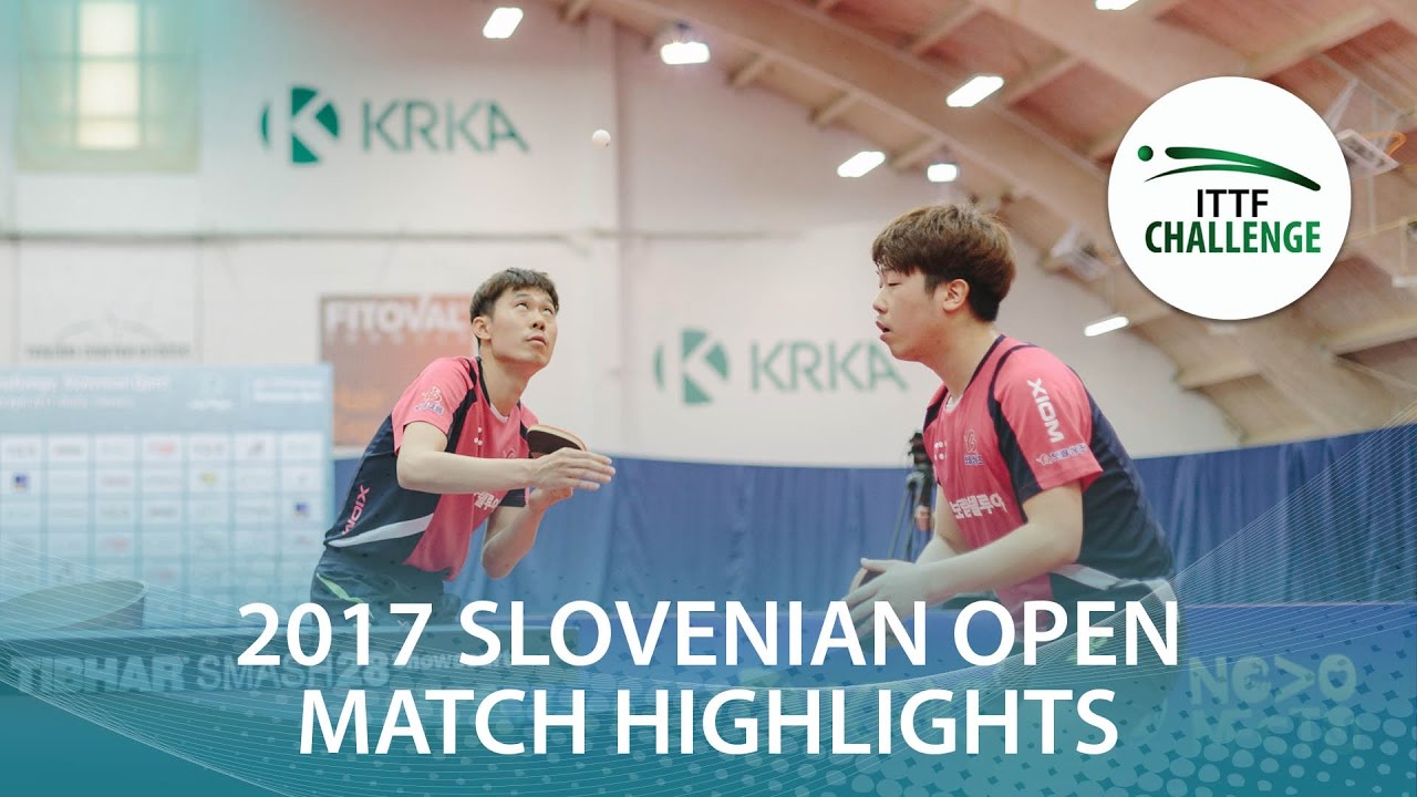 2017 Slovenian Open Highlights: Lee Jungwoo/Choi Wonjin vs Adam Szudi/Nandor Ecseki (Final)