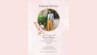 Funeral Service - In Loving Memory of Vernie Briones