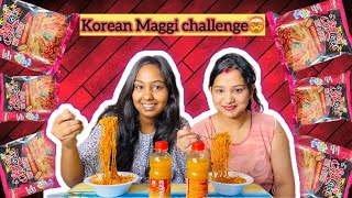 Spicy noodles challenge Itne spicy noodles 😱😨🤯 kese khaye hamne 👍