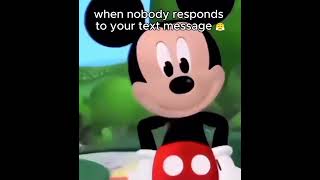 Mickey mouse but he's cursing for a dumb reason