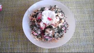 САЛАТ ИЗ КАЛЬМАРОВ С ЛУКОМ ПОРЕЕМ!!🍴👍/Сытно,вкусно и не дёшево/ САЛАТ ИЗ КАЛЬМАРОВ С ЛУКОМ ПОРЕЕМ!!🍴👍/Сытно,вкусно и не дёшево/