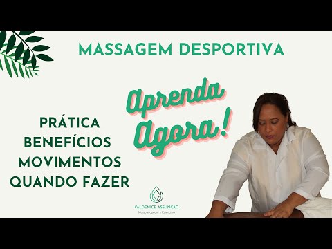 Vídeo: Dicas para fazer uma massagem esportiva