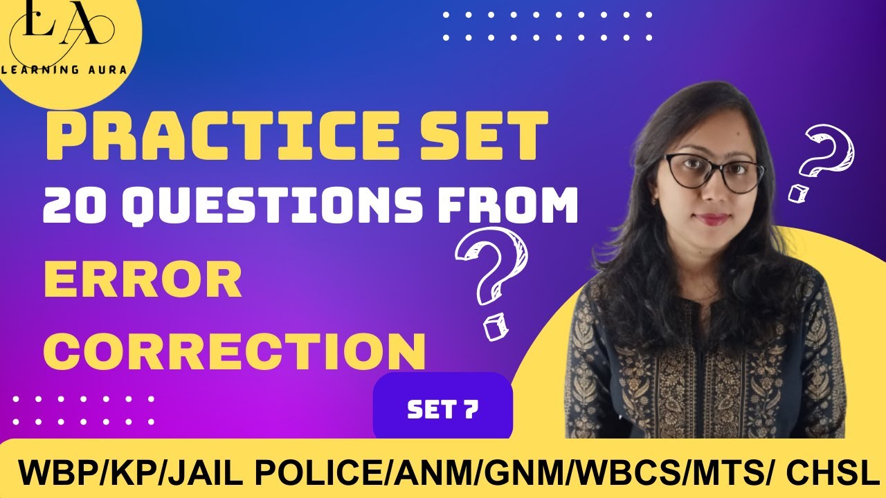 Error Correction In Bengali English Practice Set For WBP KP Jail durga-puja-2024-durga-puja-2024-date-durga-puja-2024-date-and-time