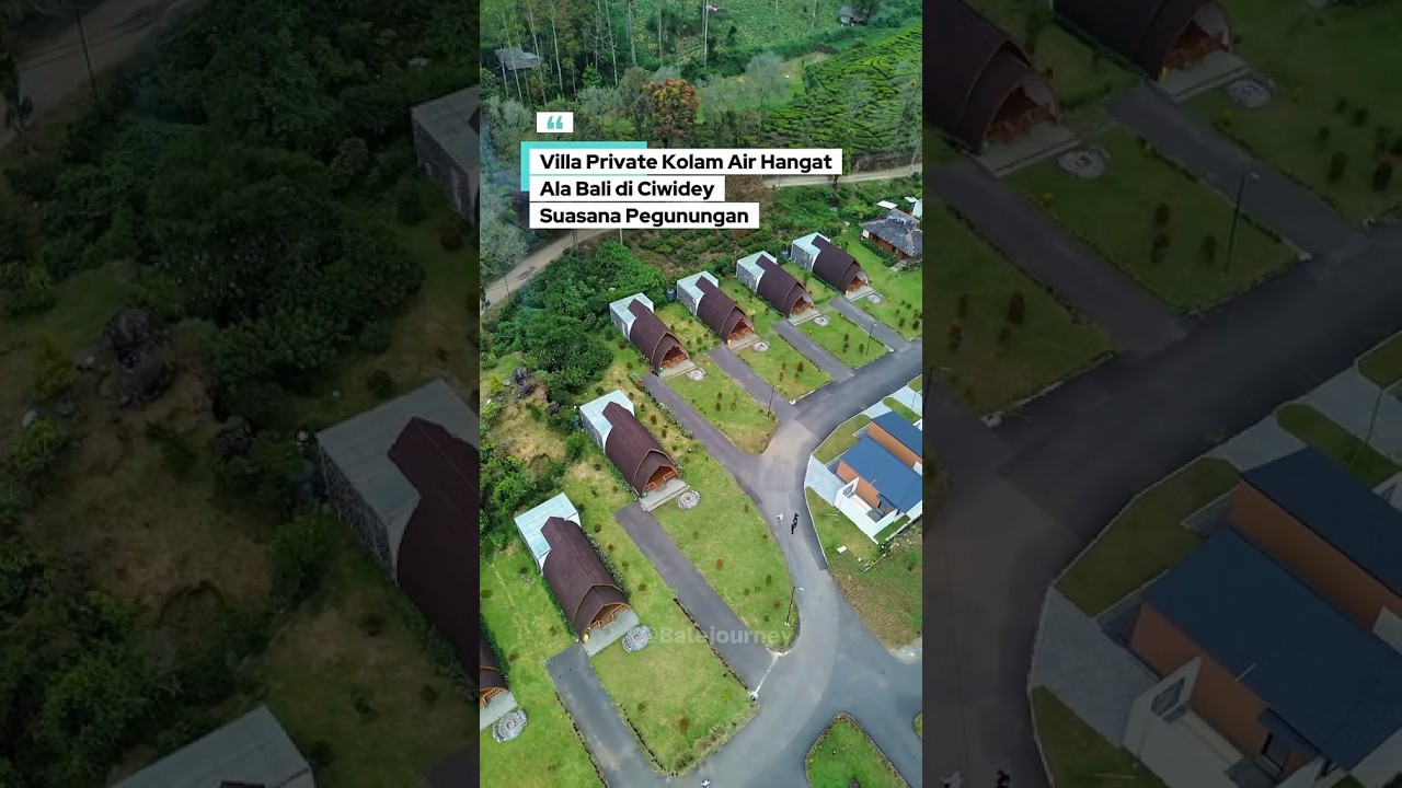 Villa Private Kolam Air Hangat 24jam Ala Bali di Ciwidey Bandung 