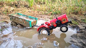 Eicher Tractor Loaded mud Stuck in Deep Mud || @kidsvideo #cskidstoy #keepvilla  @minicreater #kids