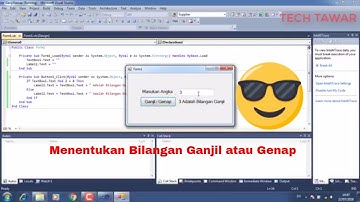 VB .NET - Menentukan Bilangan Ganjil Genap