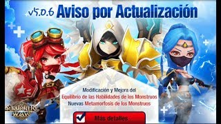 Summoners War - UPDATE V5.0.6 (Más oportunidad de sacar SCROLLES de Luz y Oscuridad)