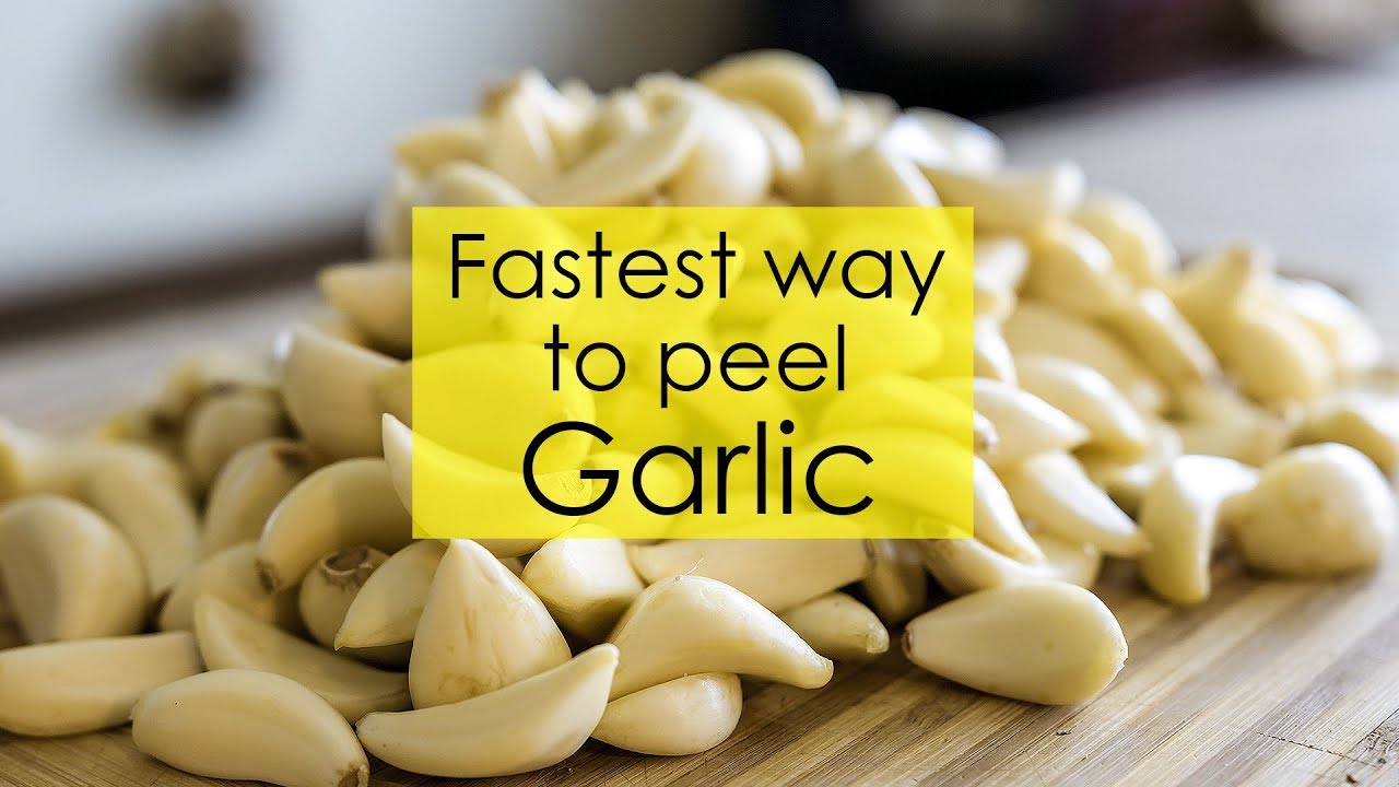 Fastest way to peel Garlic Peel 1 kg of Garlic within minutes
