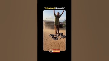 Smart Grandpa Builds Hoverboard Jet Fans! #Ai #Innovation #Tech #DIY #Experiment #Engineering #Short