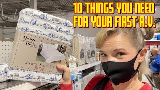 10 things to buy when you purchase and RV | What to buy for your first RV