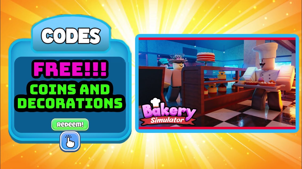 Roblox Bakery Simulator Codes, Latest Roblox Codes *coins and