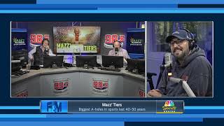 Mazz's Tiers: Biggest A-Holes in Sports - Felger & Mazz 11-2-23