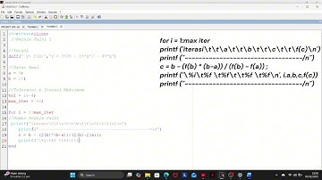 Tutorial Menghitung Debit Aliran Udara Menggunakan Metode Regula Falsi di Scilab