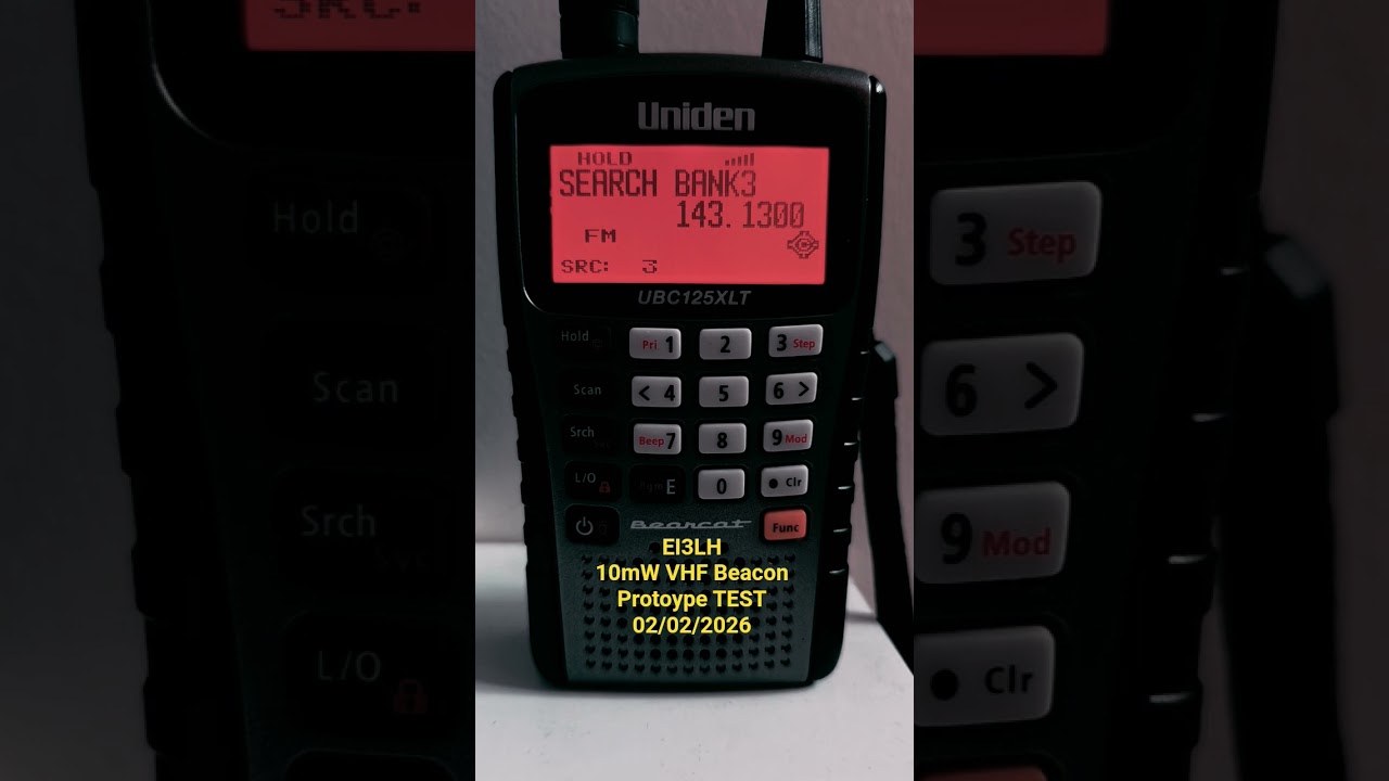 10mW VHF Beacon Prototype Test