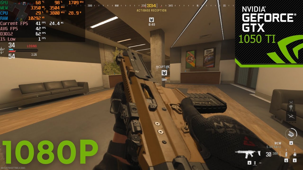 Nvidia Graphics Cod Call of Duty : Modern Warfare 3 | Nvidia GTX 1050 Ti 4GB on all ...