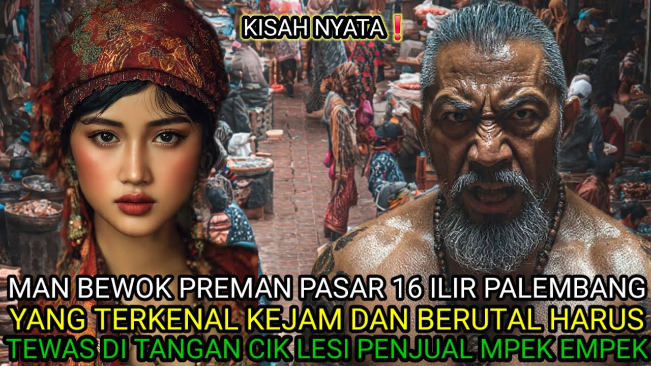 KISAH NYATA❗️PR3MAN PASAR 16 HILIR PALEMBANG VS CIK LESI PENJUAL EMPEK-EMPEK