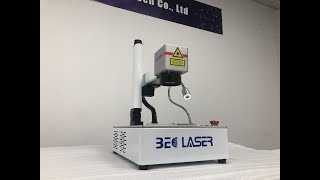 Mini laser marking machine for stainless steel metal