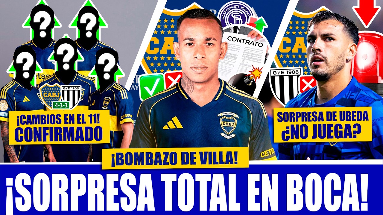 ¡Bomba INESPERADA de CAVANI en Boca! ► Ubeda DEJA AFUERA a Paredes del 11? ► Boca ACELERA x Lescano?
