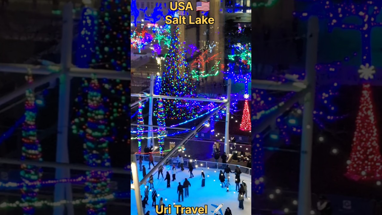 #Uritravel ✈️ | USA 🇺🇸 | Salt Lake | Ice skating
