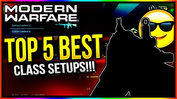 THE 10 BEST CLASS SETUPS after 1.11 UPDATE in COD MW... (BEST CLASS SETUPS in COD MODERN WARFARE)