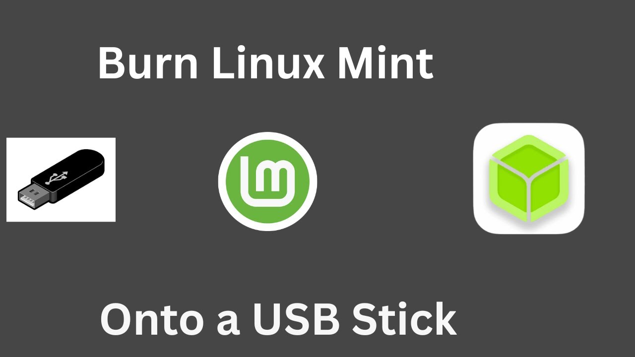 How to Burn Linux Mint to a USB Stick - YouTube