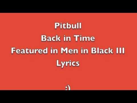 Back in Time - Pitbull - Lyrics