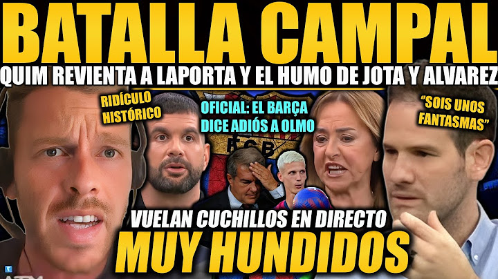 JOTA JORDI Y JOSE ÁLVAREZ BRUTALMENTE REVENTADOS POR QUIM DOMENECH Y CIA ¡ADIÓS A DANI OLMO!
