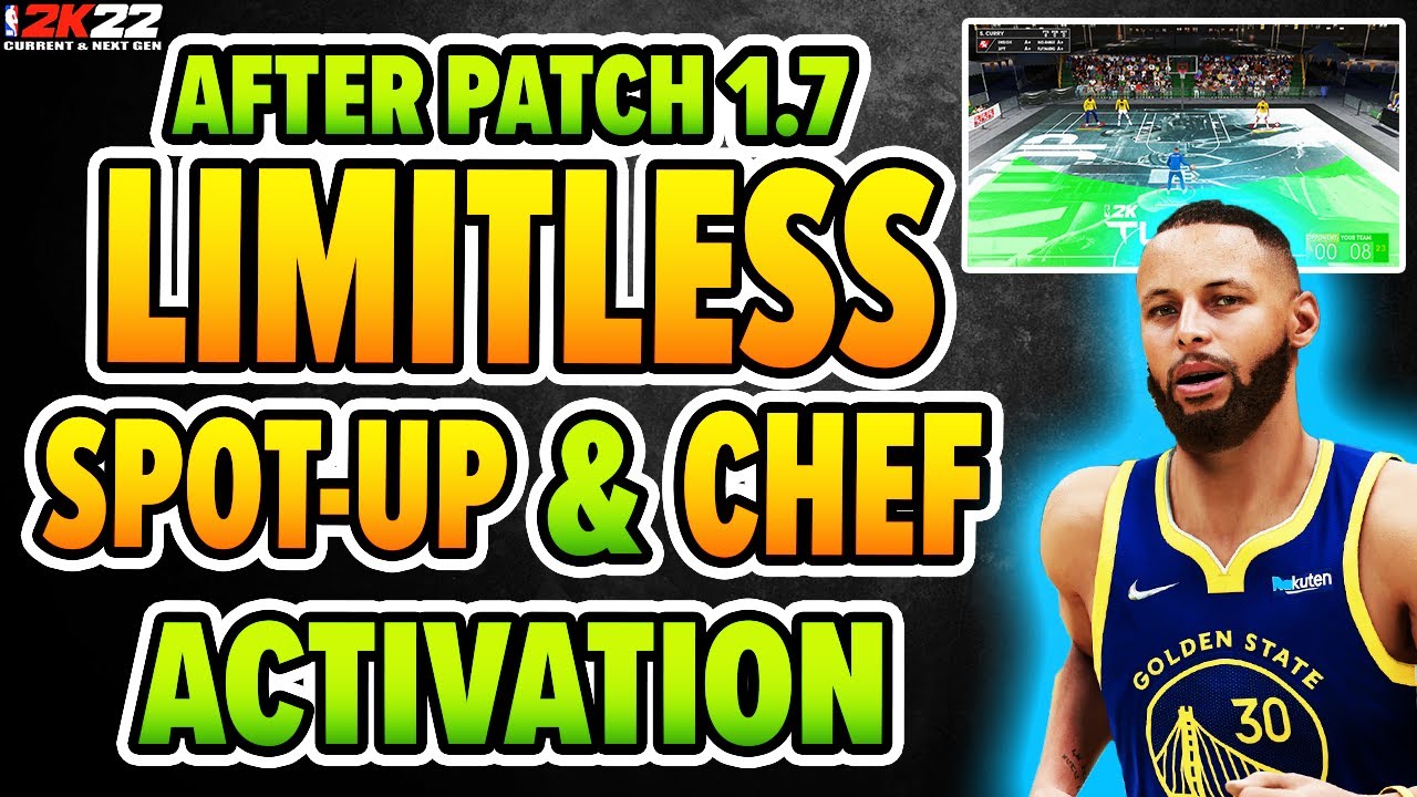 LIMITLESS SPOTUP and CHEF badge after PATCH 1.7 in NBA 2K22. How to