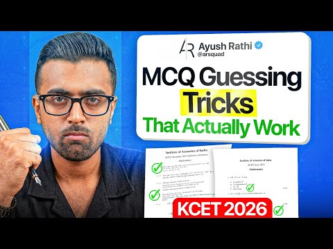 Tukka Strategy For Kcet 2026 ⚡ | Mcq Guessing Tricks That Actually Work 💯