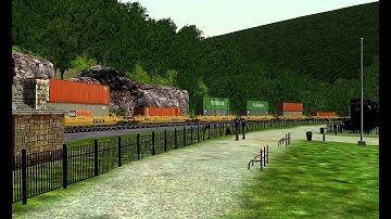 MSTS: NS 25Z on Horseshoe Curve
