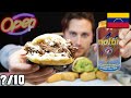 Eating South American food (Arepas + Tequenos)