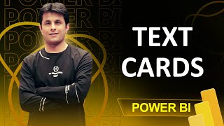 6.2 how to create a text card in power bi | power bi tutorial for beginners | by pavan lalwani
