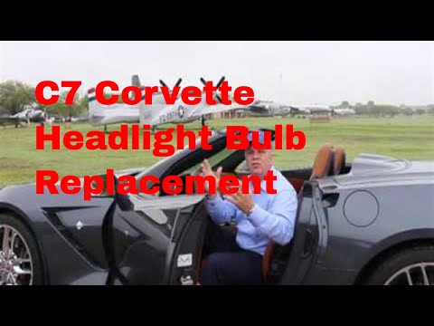 C7 Corvette Headlight Bulb Replacement