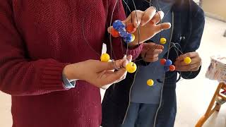 atom modeli yapımı# atomun yapısını model üzerinde anlatımı