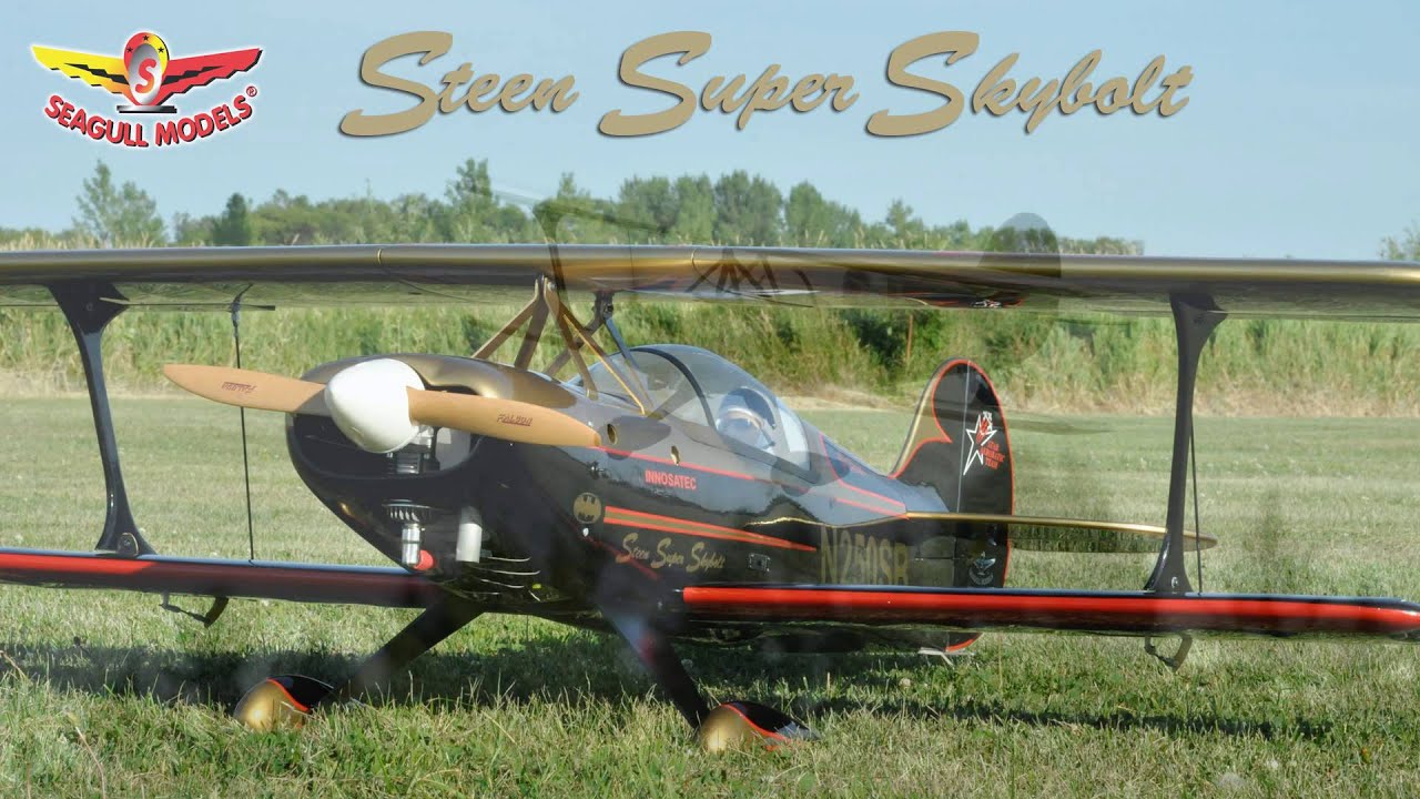 Seagull Models Steen Skybolt ARF - YouTube great planes super skybolt arf f...