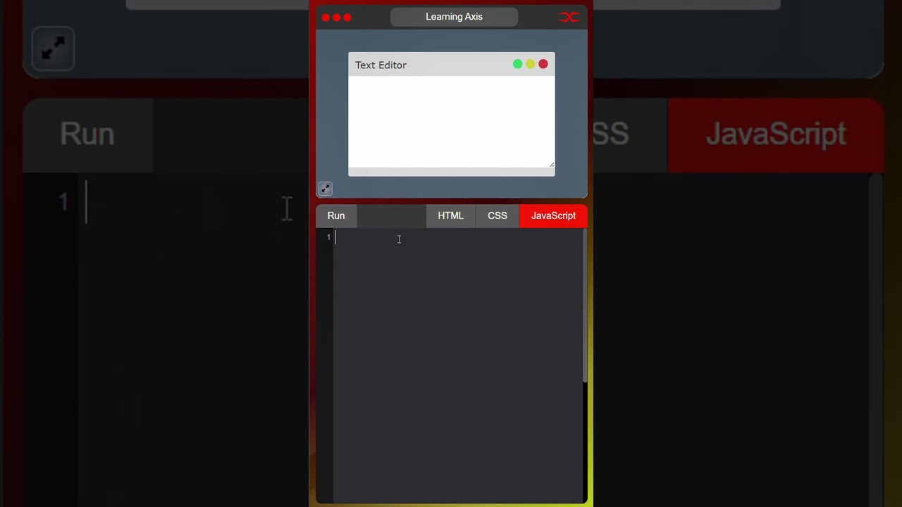 Simple Text Editor | HTML CSS JavaScript