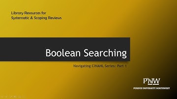 Boolean Searching