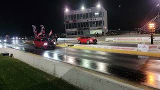 CJR PERFORMANCE DURANGO HELLCAT DRAG RACING AT NIGHT TMP