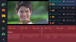 Be My Lady: Subtitle Made with FoxSub pro subtitle editor for android screenshot 2